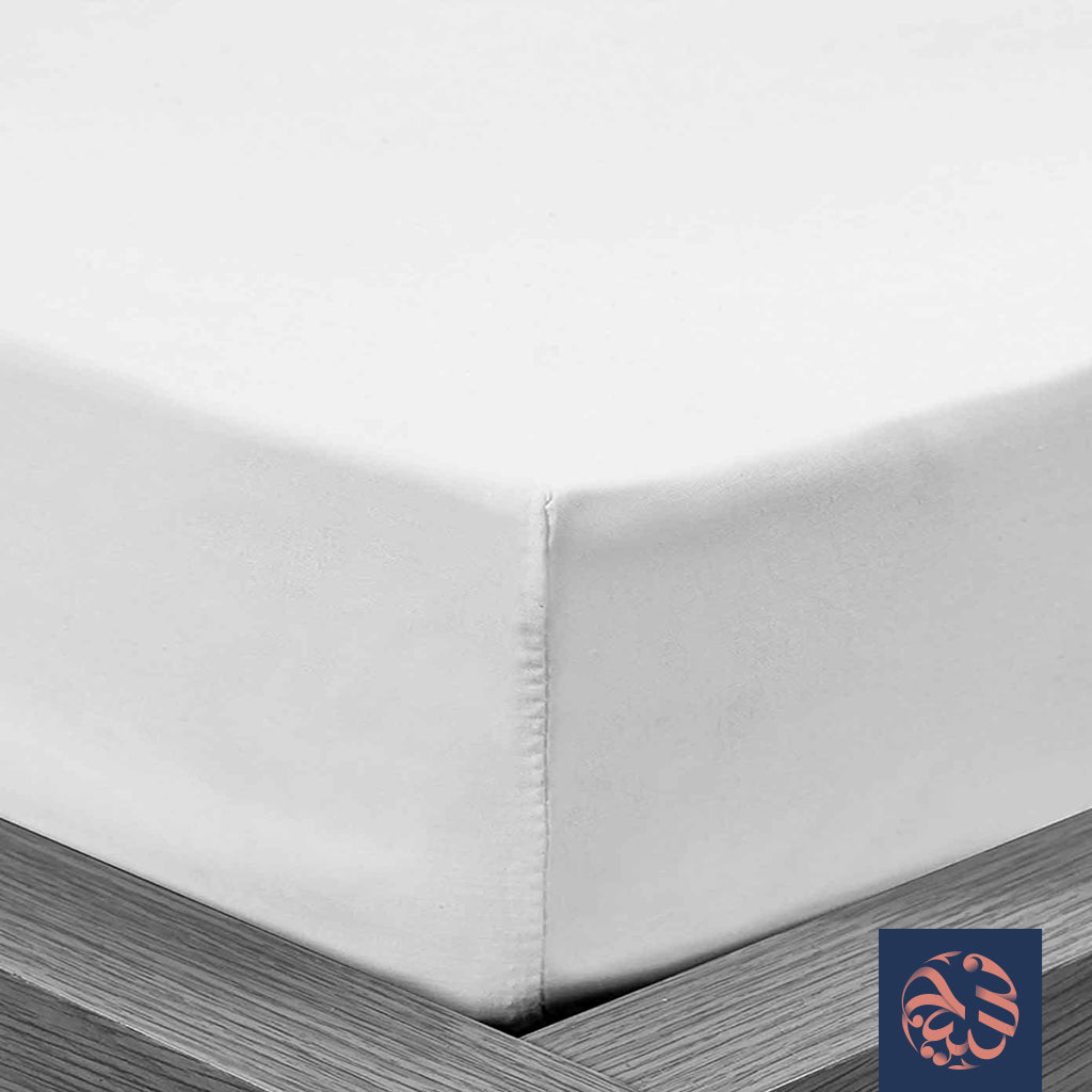 طقم ملاية سادة مثبتة 3قطعة - مقاس  180×200 سم من شطا