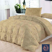 طقم ملاية مطبوعه مثبتة 3قطعة - مقاس  180×200 سم من شطا