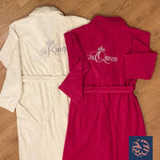 برنس الحمام المطرز الفاخر من جاكاردينا