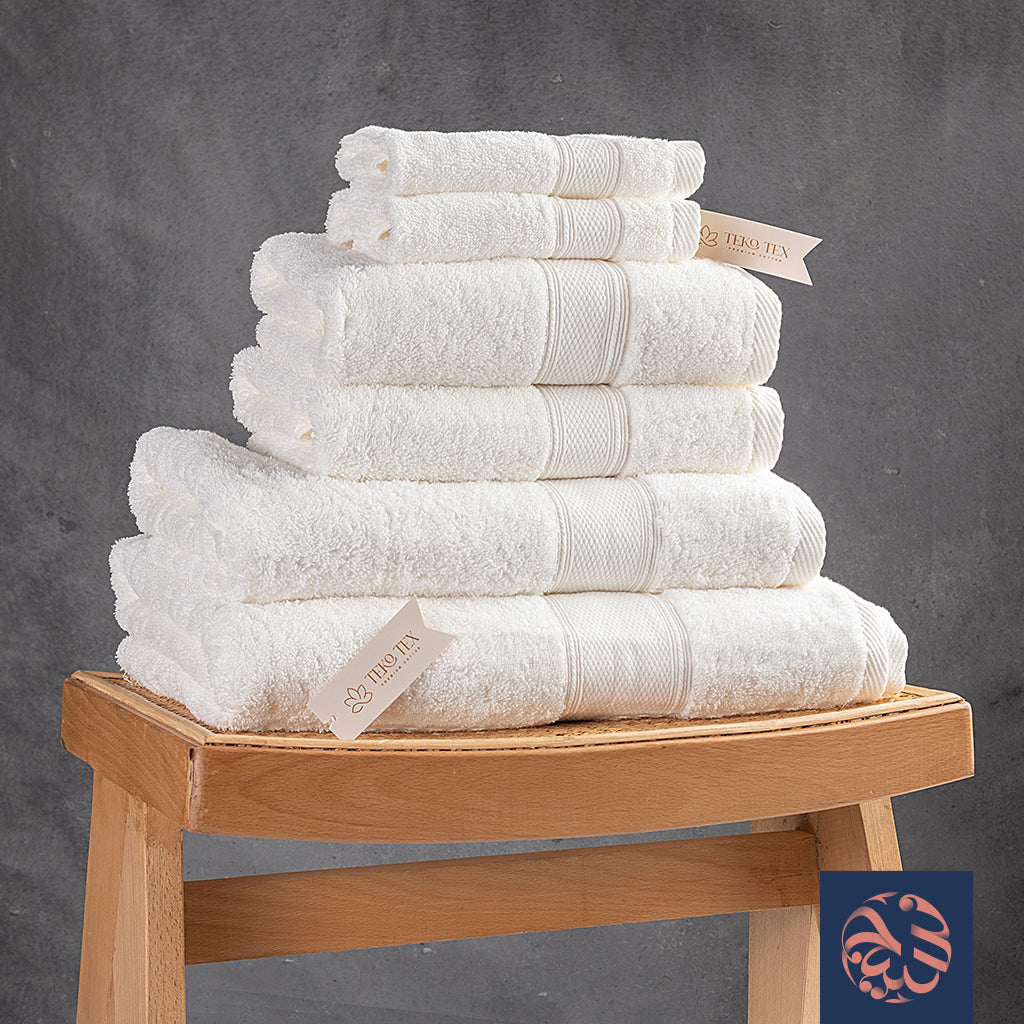 طقم فوط ميـــلانـــو 5 قطعه قطن 100% من تيكو تكس