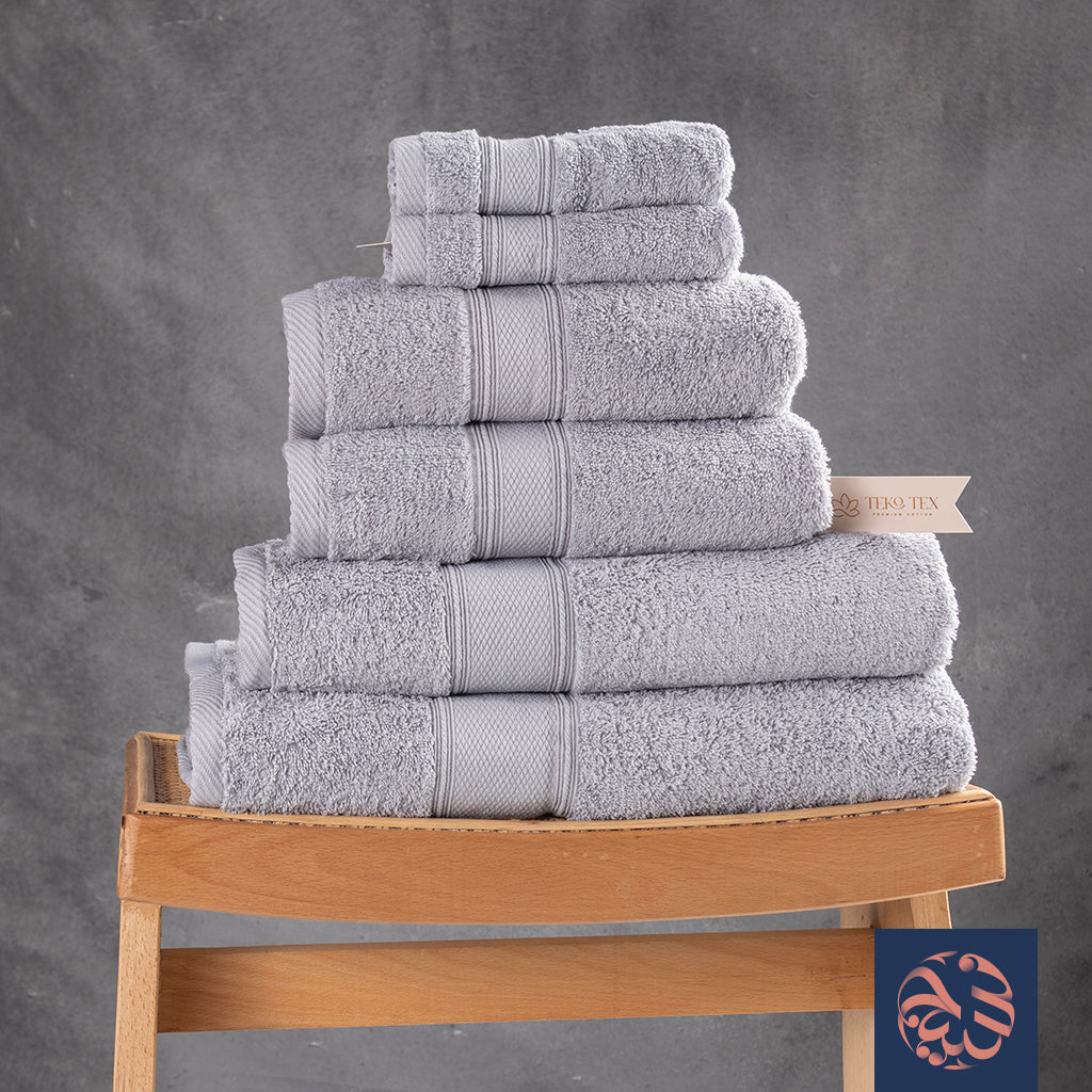 طقم فوط ميـــلانـــو 3 قطعه قطن 100% من تيكو تكس