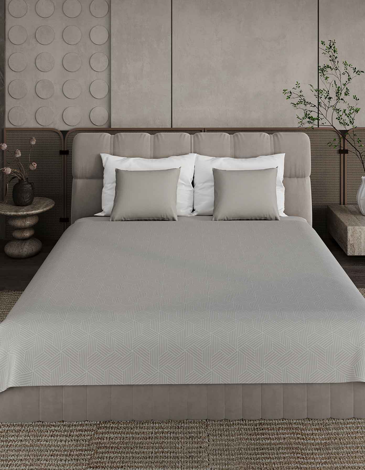 طقم كوفرته صيفي ديجيتال كبير-كود 11 - مقاس 240×220 سم من شطا