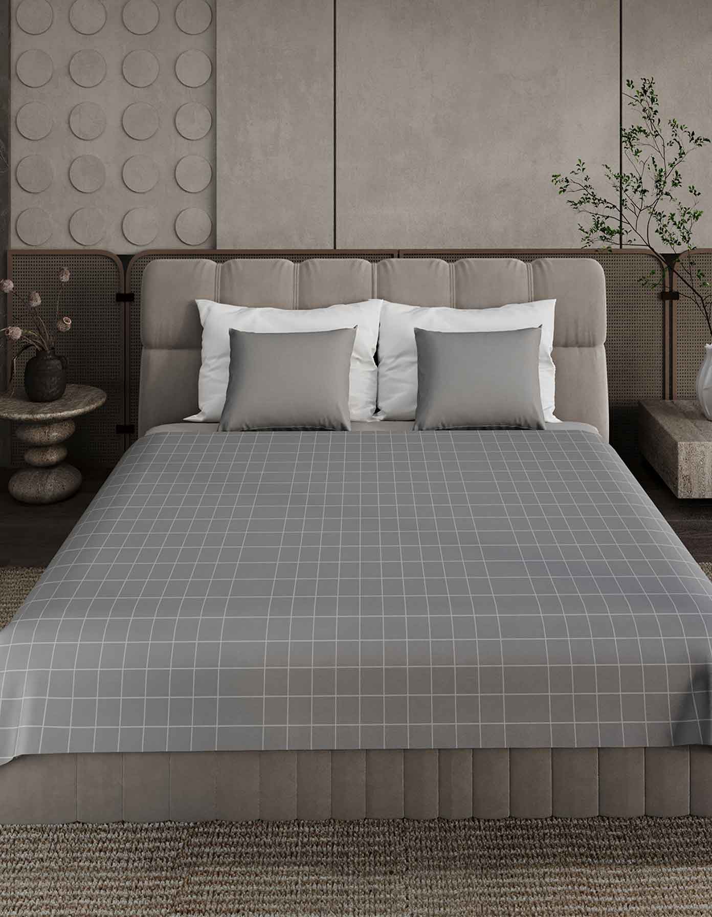 طقم كوفرته صيفي ديجيتال كبير-كود 07 - مقاس 240×220 سم من شطا