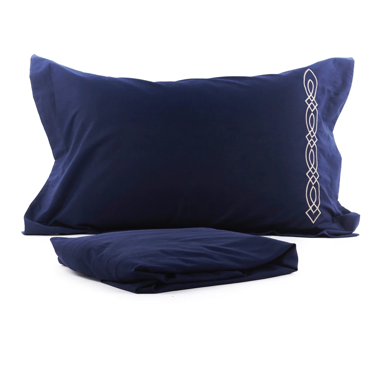 ريلي - طقم ملاية سرير باركيل مطرزة قطن 100٪ (ملاية و 2 كيس وسادة) من ريكراك