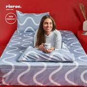 راندو- طقم ملاية قطن مطبوعة (ملايةو 2 كيس وسادة) من ريكراك