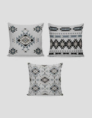 طقم 3 كوشنر مطبوع -كود 545 المقاس 45x45سم من شطا