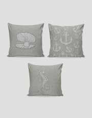 طقم 3  كوشنر مطبوع -كود 667 المقاس 45x45سم من شطا