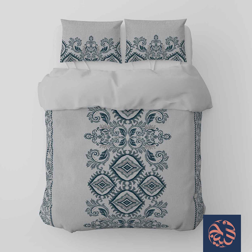 طقم لحاف ديجيتال كبير - كود 98 - مقاس 240×220 3 قطعة من شطا