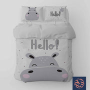 طقم لحاف ديجيتال صغير  - كود 110 - مقاس 220×180سم 3 قطعة من شطا