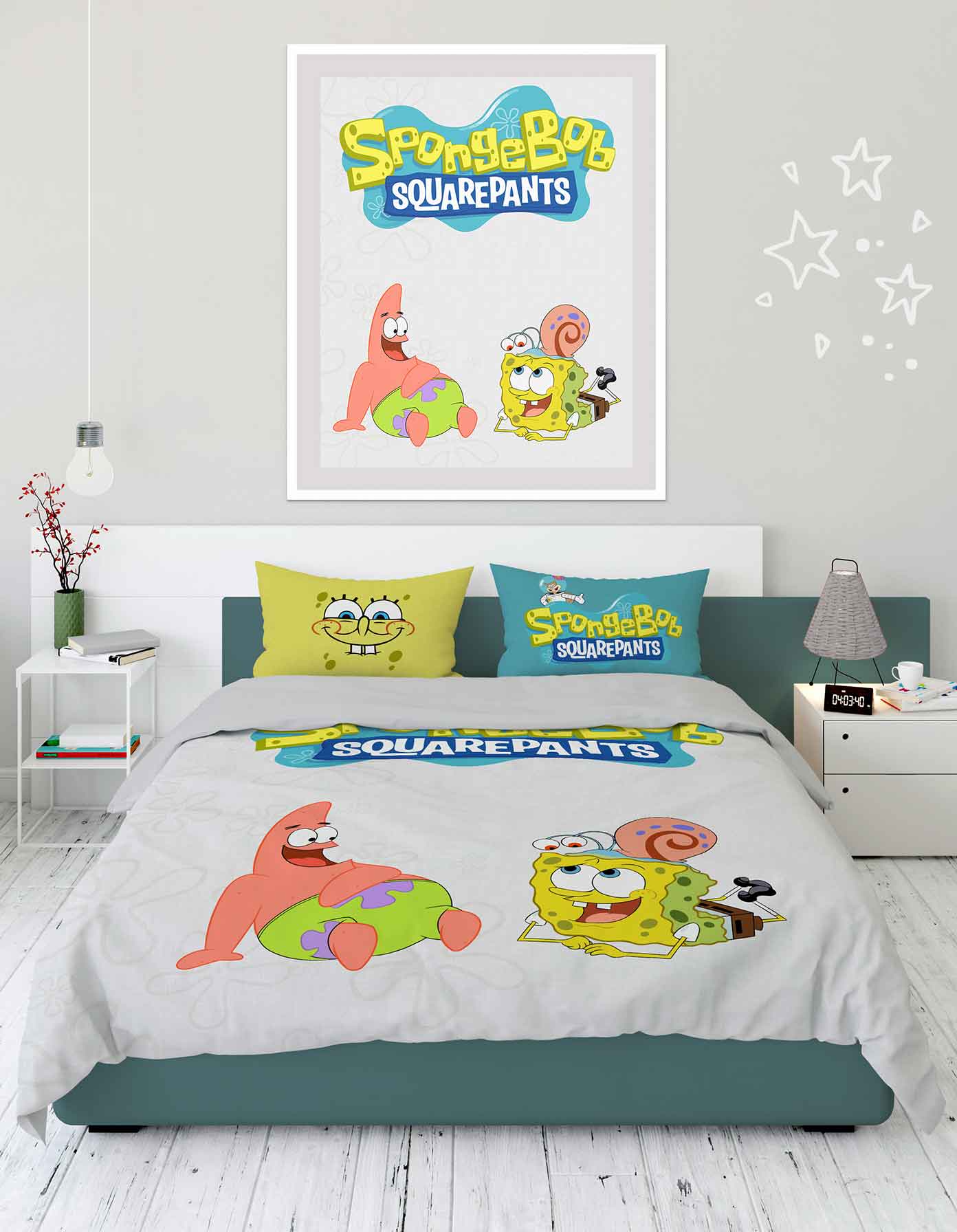 طقم لحاف ديجيتال صغير  - كود 219 - مقاس 220×180سم 3 قطعة من شطا