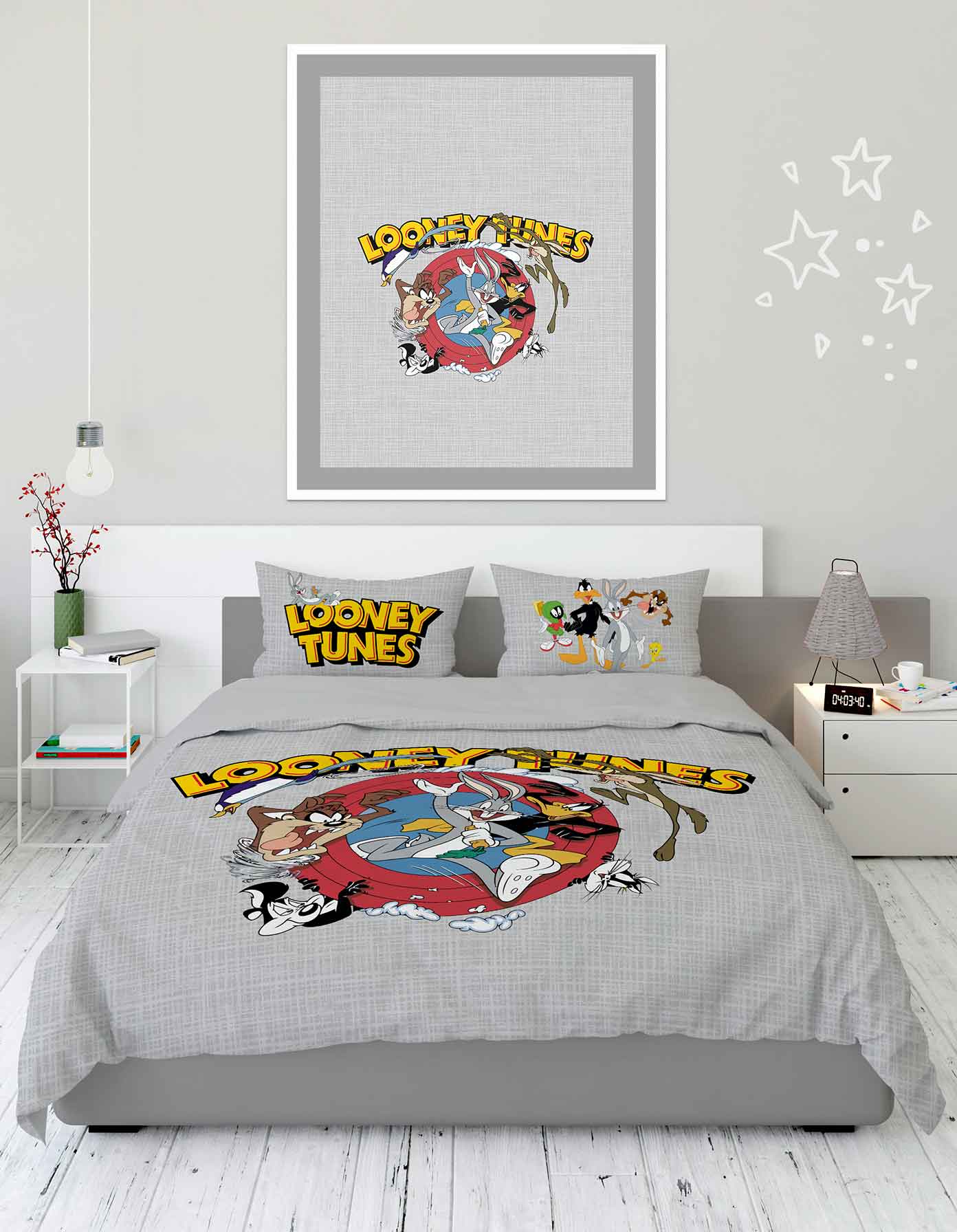 طقم لحاف ديجيتال صغير  - كود 228 - مقاس 220×180سم 3 قطعة من شطا