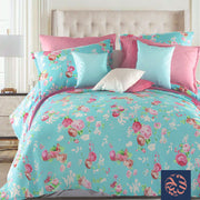 طقم ملاية مطبوع  5 قطعة موديل كلوديا من الحناوي