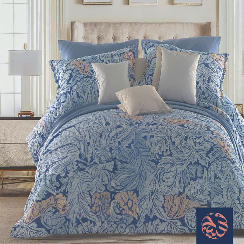 طقم ملاية مطبوع  5 قطعة موديل كلوديا من الحناوي