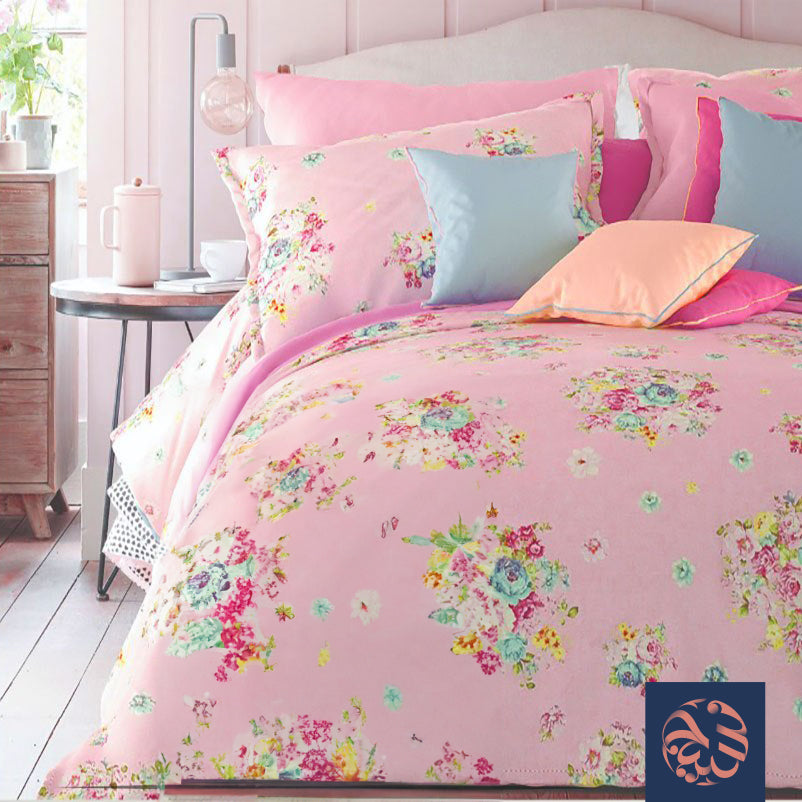 طقم ملاية مطبوع  5 قطعة موديل كلوديا من الحناوي