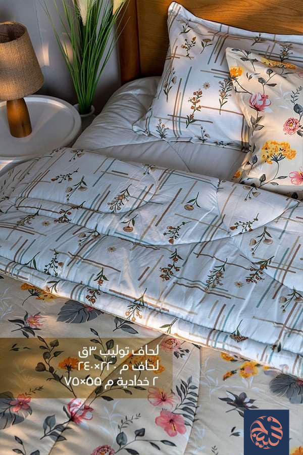 لحاف توليب 3  قطعة من الحناوي