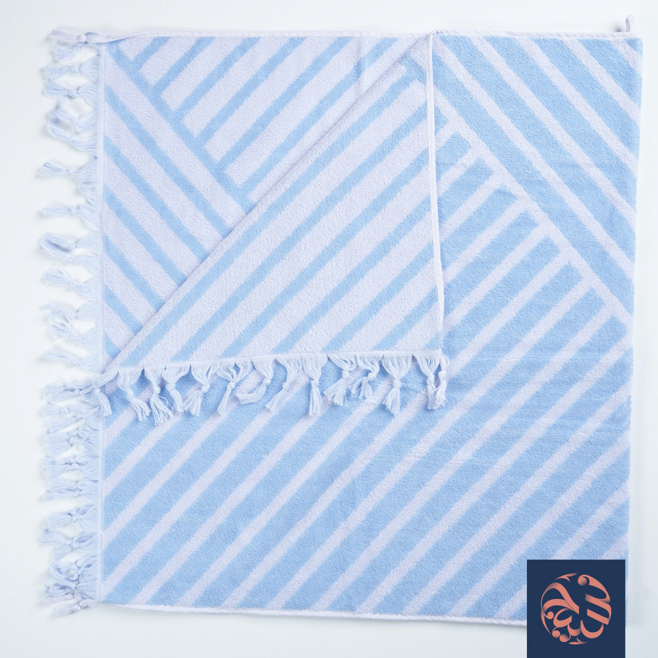 رامية - منشفة وجه بتصميم متقاطع