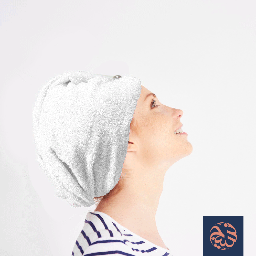 طاقية فوطة للشعر من جاكاردينا