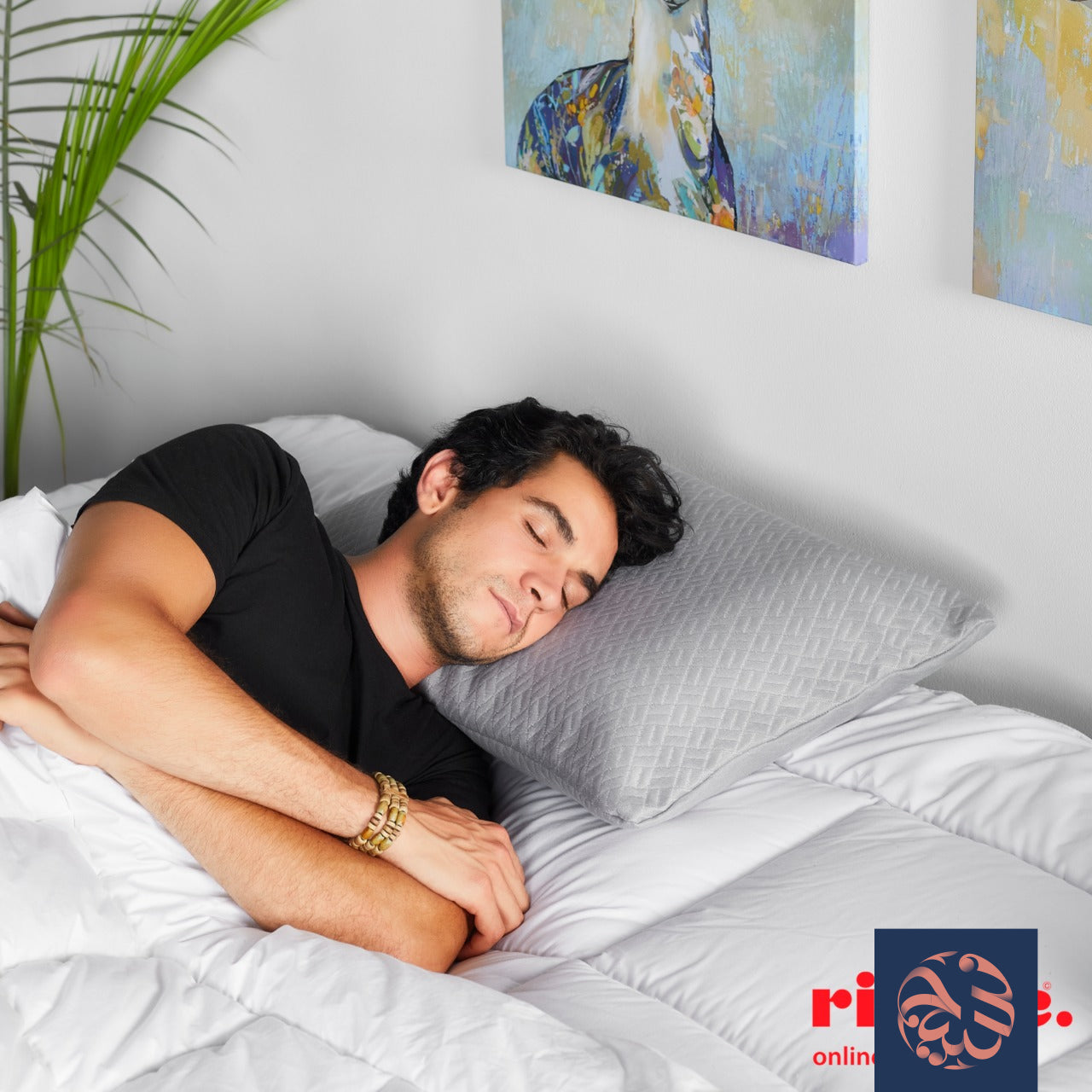 مخدة فوم طبية مسطحة من ريكراك