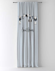 ستارة جاهزة تفصيل شريط جنب واحد  _ كود 113 من شطا