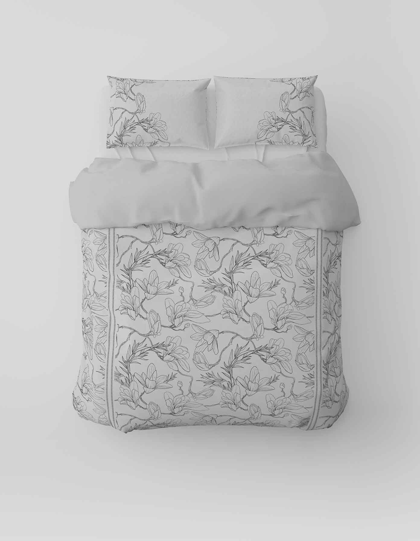 طقم لحاف ديجيتال كبير - كود 229  - مقاس 240×220 3 قطعة من شطا