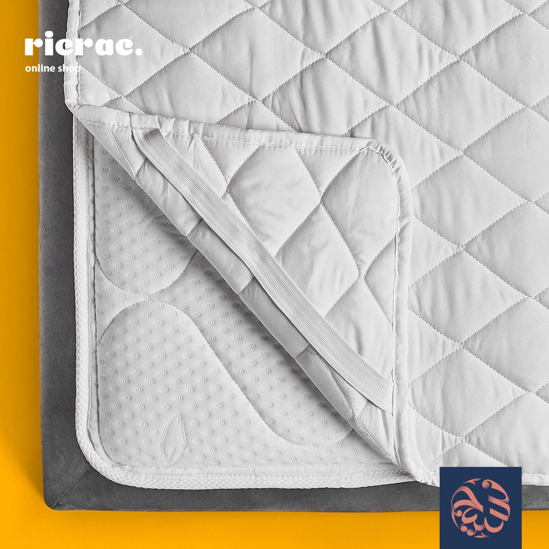 واقي مرتبة سرير بيبي - فايبر بـ ٤ اساتك على الجانب من ريكراك