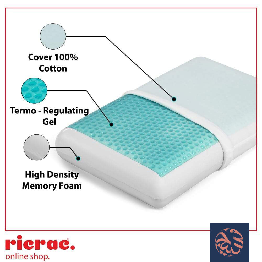 مخدة ميموري فوم جل التبريد - طرية من ريكراك